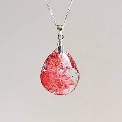 Colgante de Cuarzo Chamánico en Plata de Ley 925 - Mystical Tienda