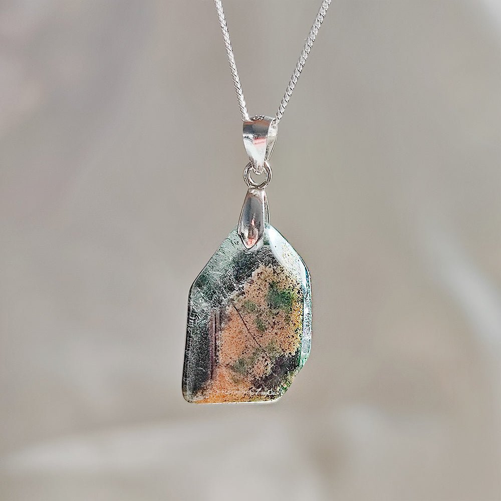 Colgante de Cuarzo Chamánico en Plata de Ley 925 - Mystical Tienda