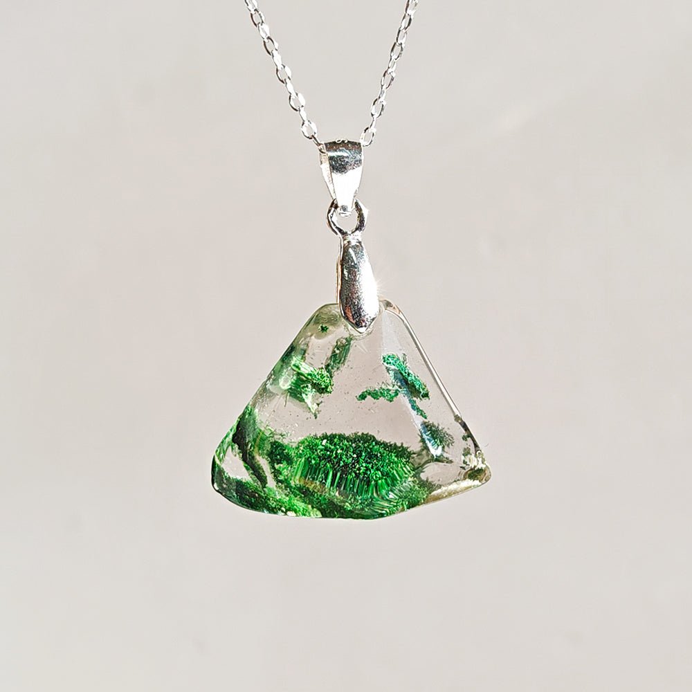 Colgante de Cuarzo Chamánico en Plata de Ley 925 - Mystical Tienda