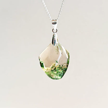 Colgante de Cuarzo Chamánico en Plata de Ley 925 - Mystical Tienda