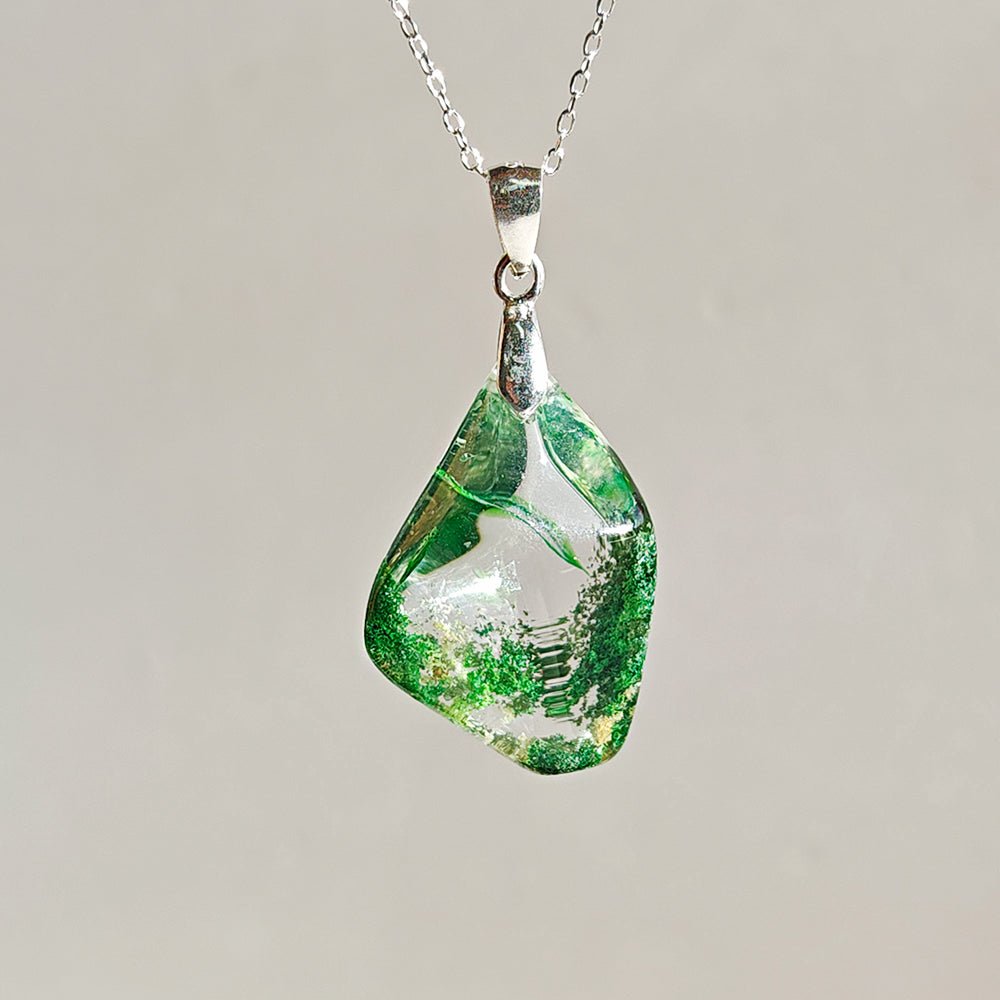 Colgante de Cuarzo Chamánico en Plata de Ley 925 - Mystical Tienda