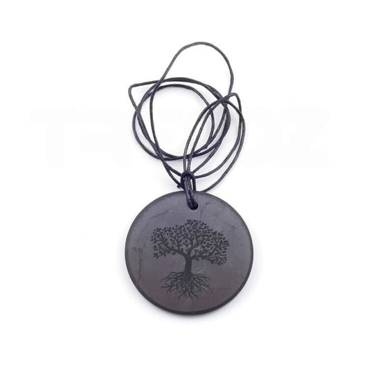Colgante de Shungit con Árbol de la Vida - Mystical Tienda
