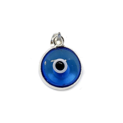 Colgante del Ojo Turco Azul Celeste en Plata de Ley 925 - Mystical Tienda