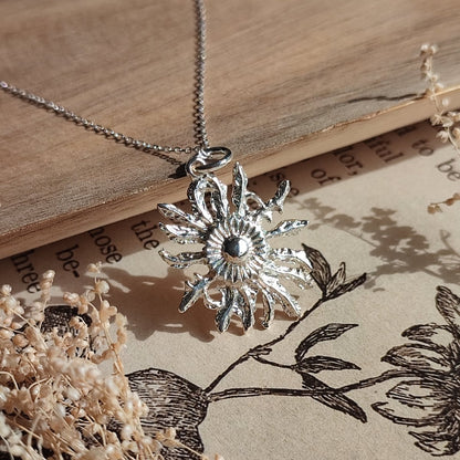 Colgante Eguzkilore - Plata de Ley 925 - Mystical Tienda