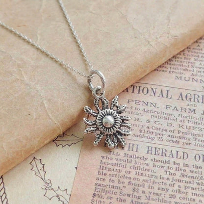 Colgante Eguzkilore - Plata de Ley 925 - Mystical Tienda