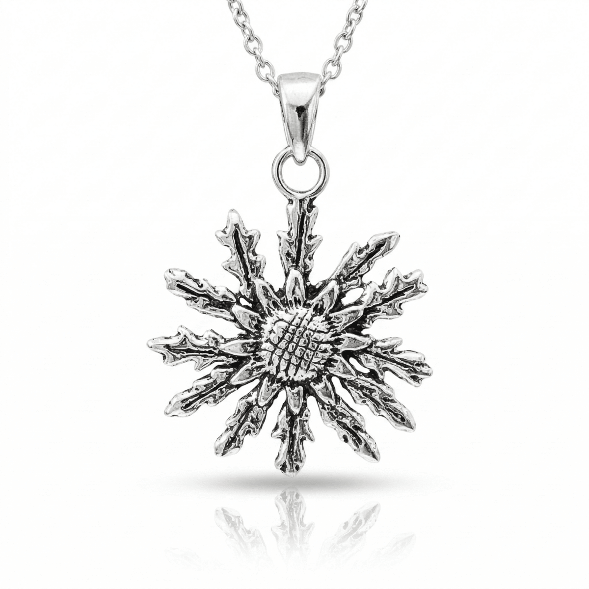 Colgante Eguzkilore - Plata de Ley 925 - Mystical Tienda