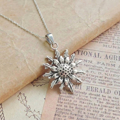 Colgante Eguzkilore - Plata de Ley 925 - Mystical Tienda