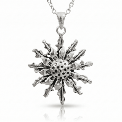 Colgante Eguzkilore - Plata de Ley 925 - Mystical Tienda