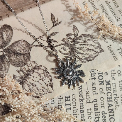 Colgante Eguzkilore - Plata de Ley 925 - Mystical Tienda