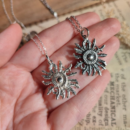 Colgante Eguzkilore - Plata de Ley 925 - Mystical Tienda