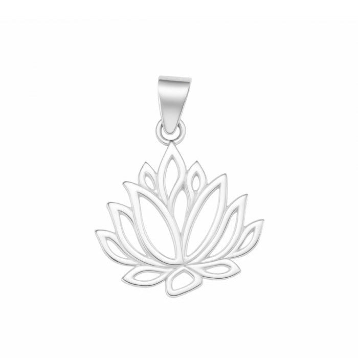 Colgante Flor de Loto - Plata de Ley 925 - Mystical Tienda