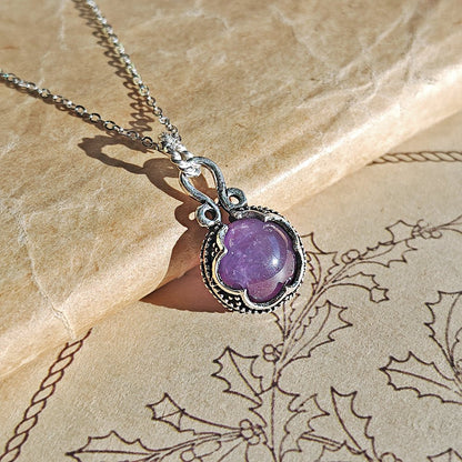 Colgante Gotland Amatista y Plata de Ley 925 - Mystical Tienda
