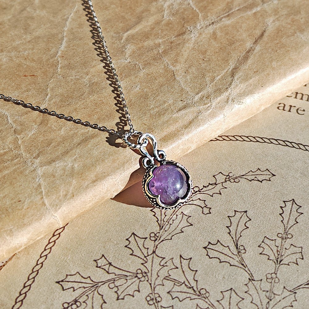 Colgante Gotland Amatista y Plata de Ley 925 - Mystical Tienda