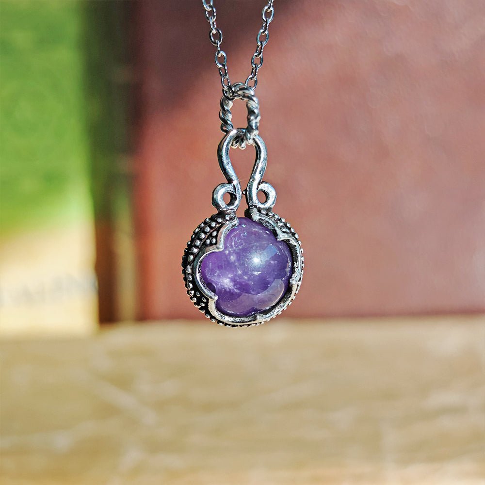Colgante Gotland Amatista y Plata de Ley 925 - Mystical Tienda