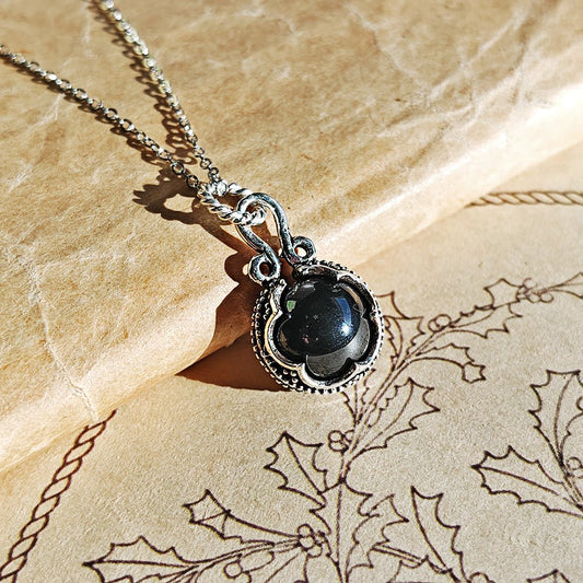 Colgante Gotland Ónix y Plata de Ley 925 - Mystical Tienda