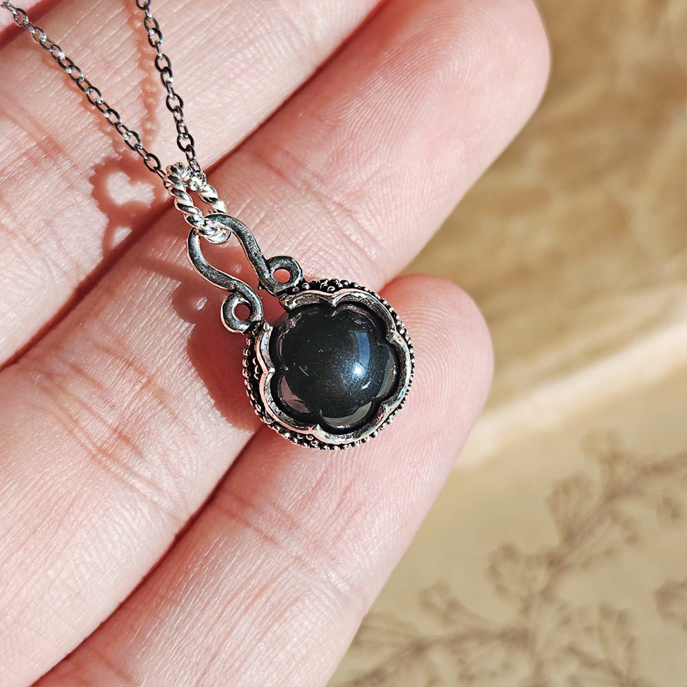 Colgante Gotland Ónix y Plata de Ley 925 - Mystical Tienda