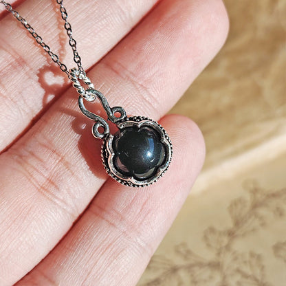 Colgante Gotland Ónix y Plata de Ley 925 - Mystical Tienda