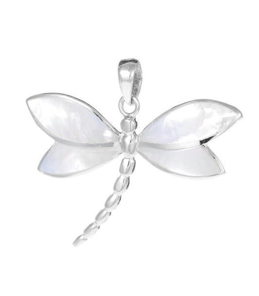 Colgante Libélula Amy Nácar - Plata de Ley 925 - Mystical Tienda