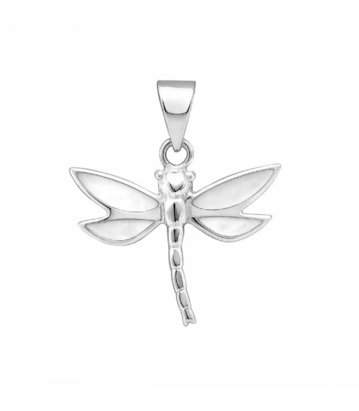 Colgante Libélula Fay de Nácar - Plata de Ley 925 - Mystical Tienda