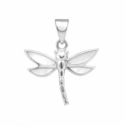 Colgante Libélula Fay de Nácar - Plata de Ley 925 - Mystical Tienda