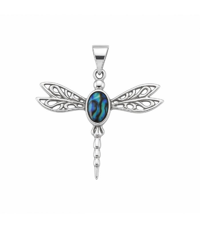 Colgante Libélula Ivy Abulón - Plata de Ley 925 - Mystical Tienda