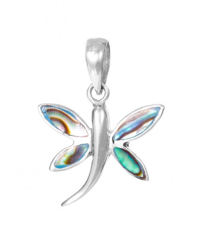 Colgante Libélula Joy Abulón - Plata de Ley 925 - Mystical Tienda