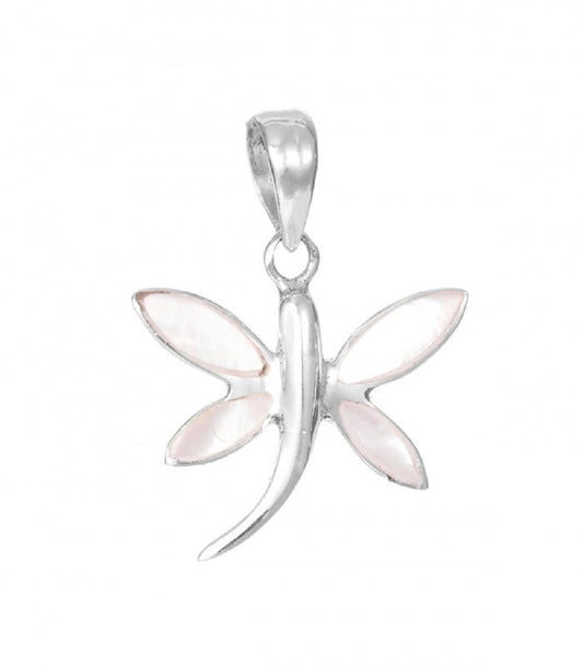 Colgante Libélula Joy Nácar - Plata de Ley 925 - Mystical Tienda
