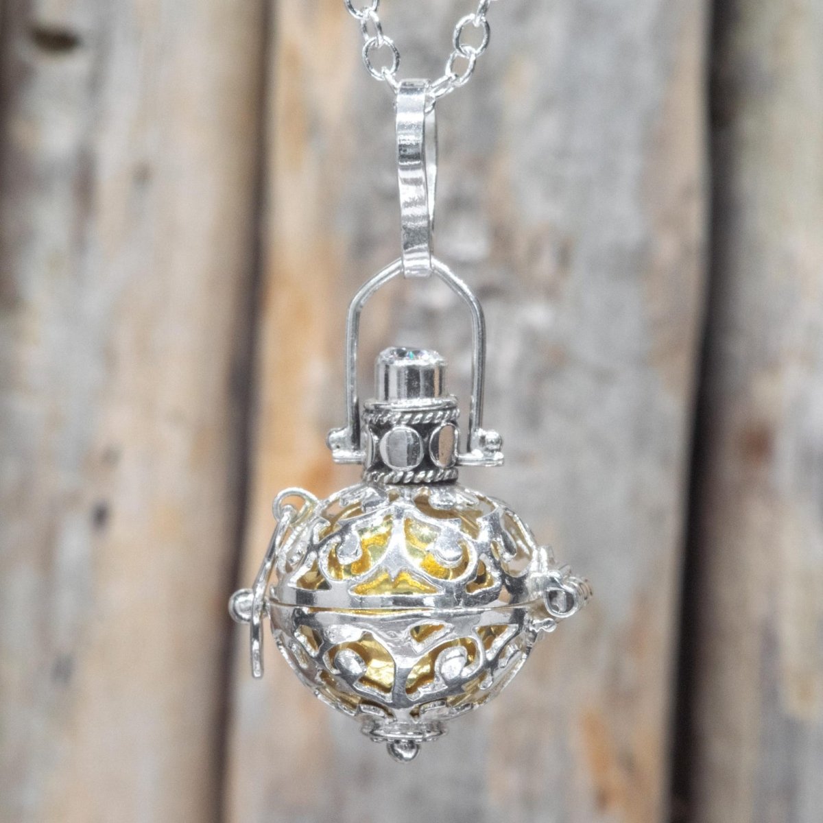 Colgante Llamador de Angel 'Luz en el Camino' - Plata de Ley 925 - Mystical Tienda