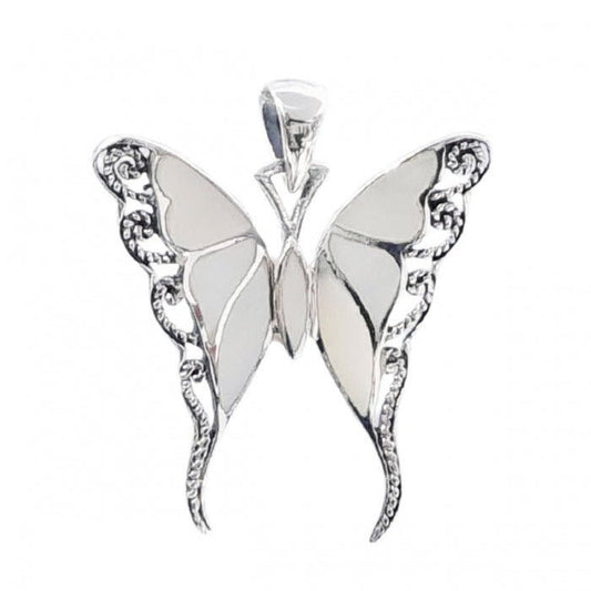 Colgante Mariposa Arabella Nácar - Plata de Ley 925 - Mystical Tienda