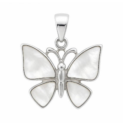 Colgante Mariposa Betsy Nácar - Plata de Ley 925 - Mystical Tienda