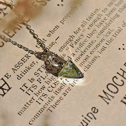 Colgante Moldavita Plata de Ley 925 - PREVENTA - Mystical Tienda