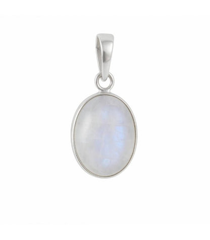 Colgante 'Nanshe' de Piedra de Luna y Plata de Ley 925 - Mystical Tienda