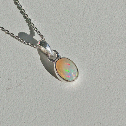 Colgante Ópalo y Plata de Ley 925 - Mystical Tienda
