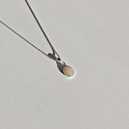 Colgante Ópalo y Plata de Ley 925 - Mystical Tienda