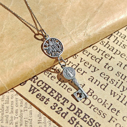 Colgante Protector Llave de San Benito S925 - Mystical Tienda