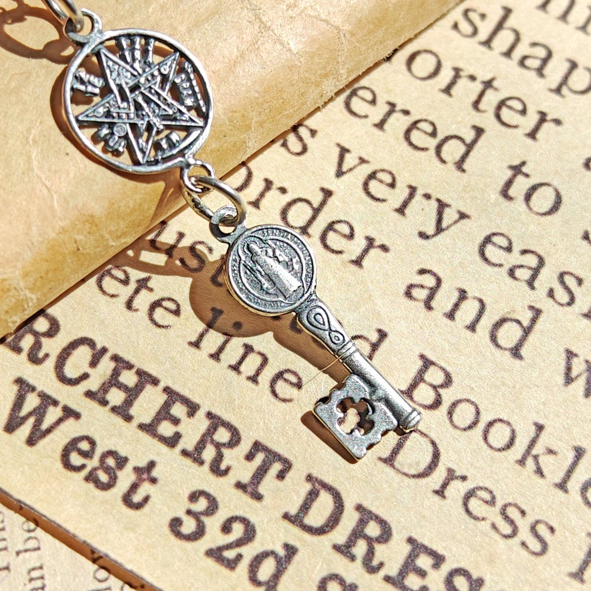 Colgante Protector Llave de San Benito S925 - Mystical Tienda