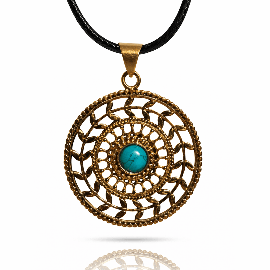 Colgante Rama de Howlita - Bronce - Mystical Tienda