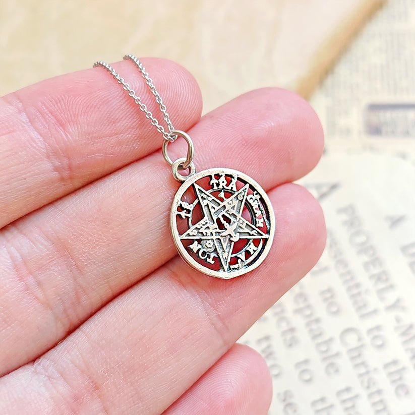 Colgante Tetragramaton en Plata de Ley 925 - Mystical Tienda