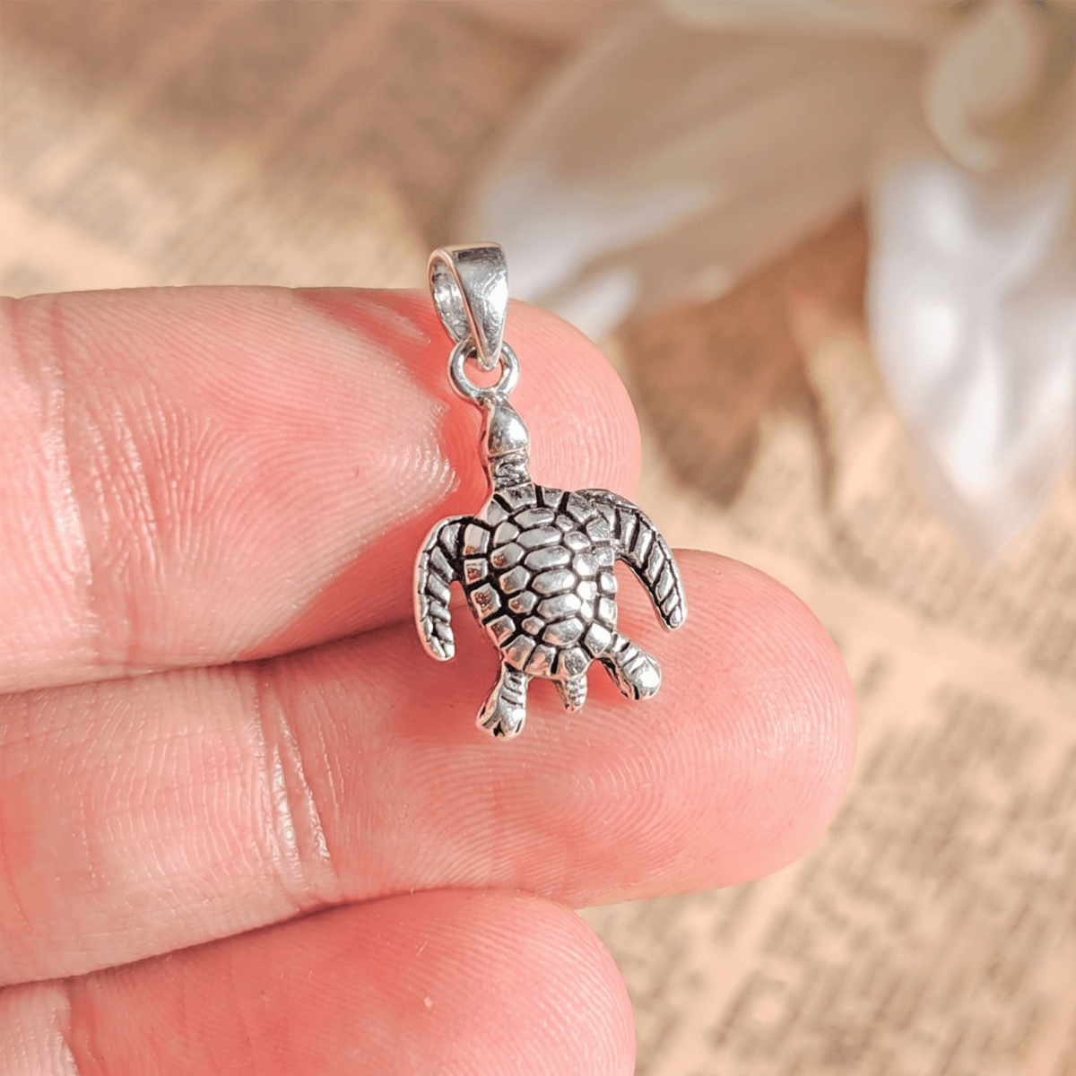 Colgante Tortuga - Plata de Ley 925 - Mystical Tienda