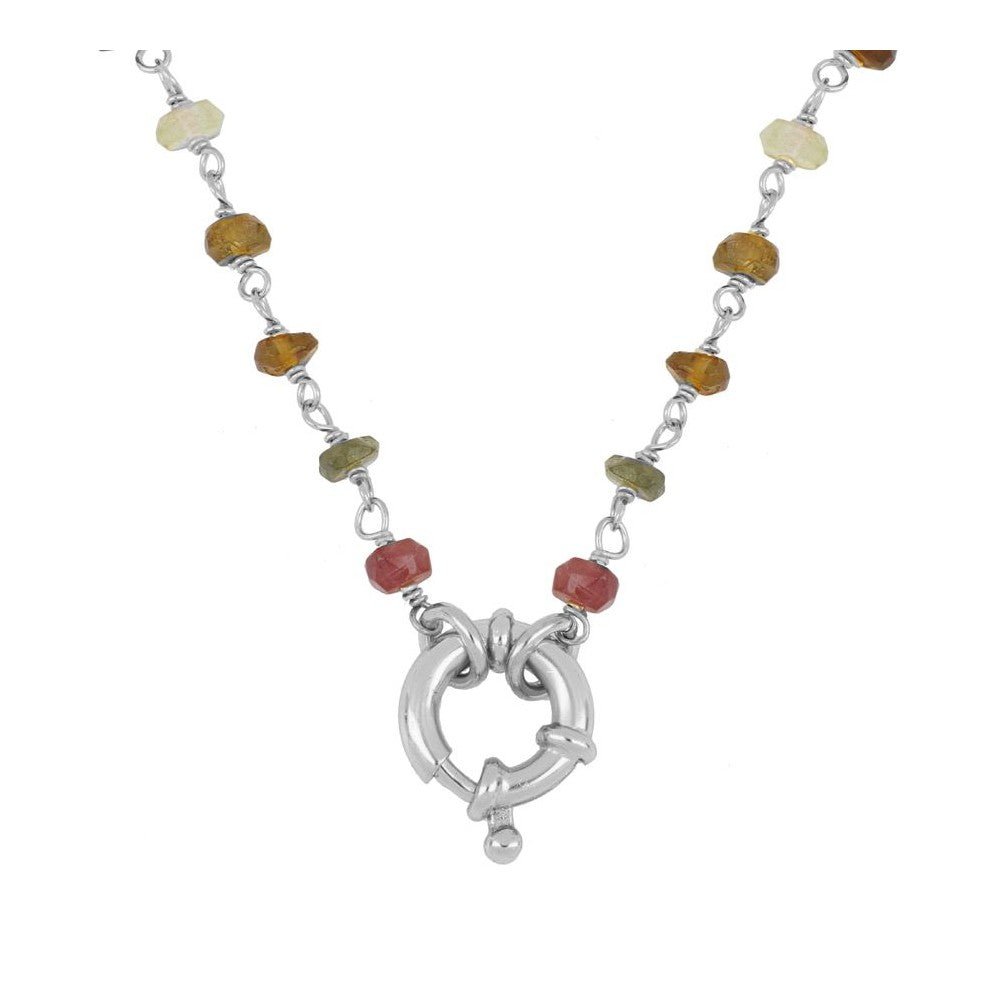 Collar 'Beatrice' - Turmalina Multicolor - Mystical Tienda