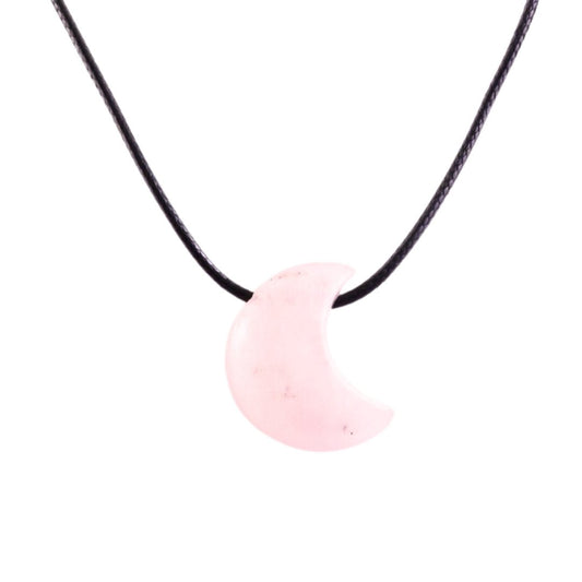 Collar Luna de Cuarzo Rosa - Mystical Tienda