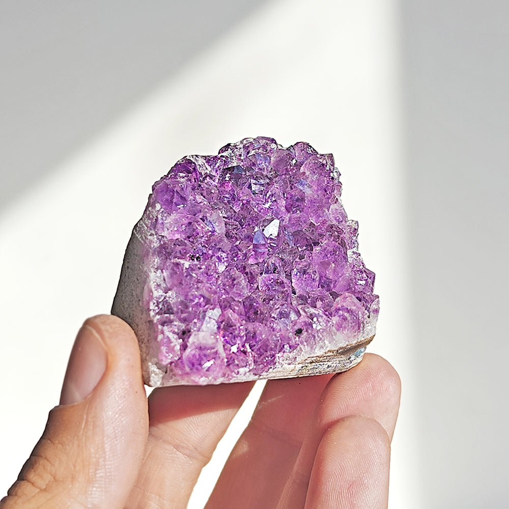 Drusa de Amatista con base plana - Mystical Tienda