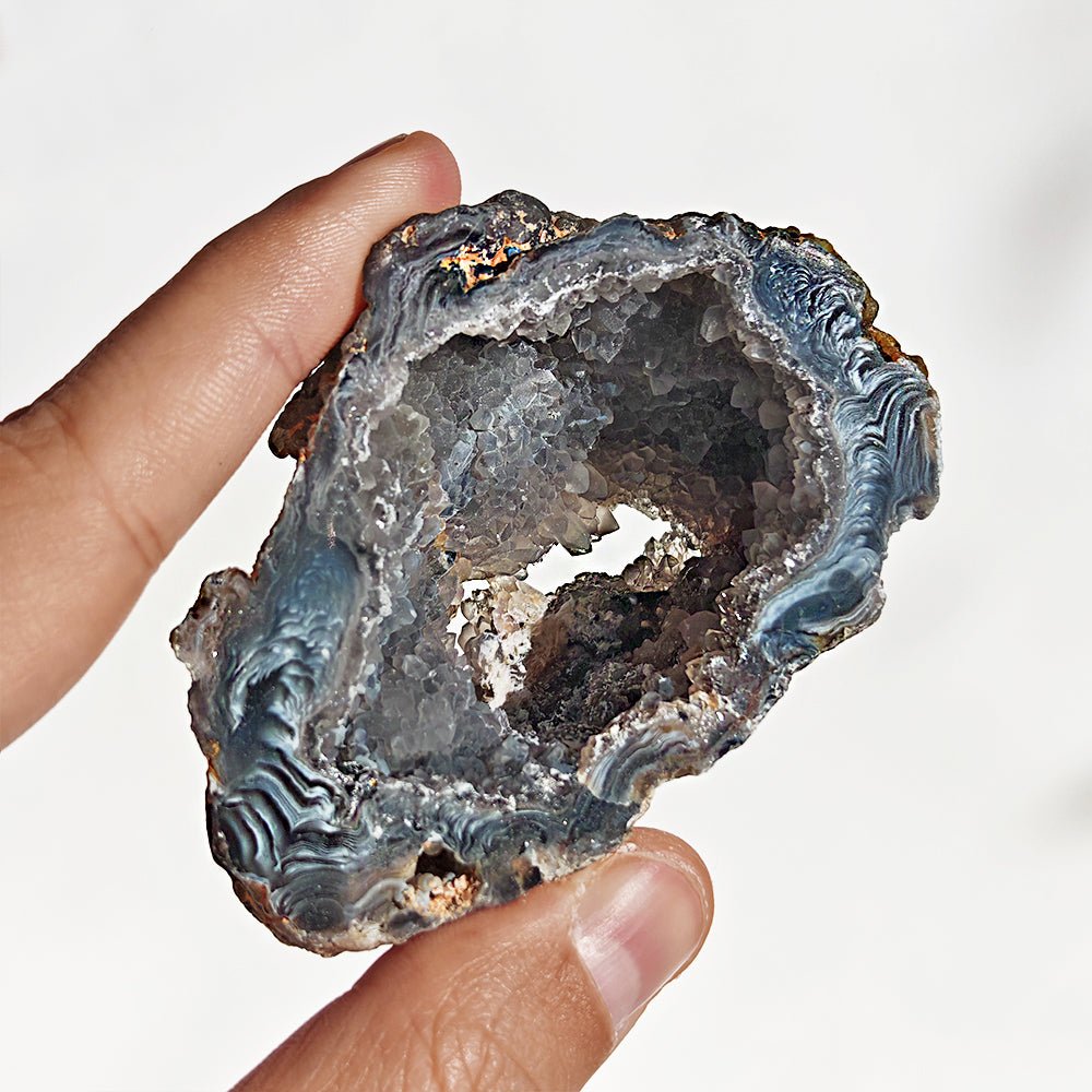 Geodino de Ágata y Cuarzo - Mystical Tienda