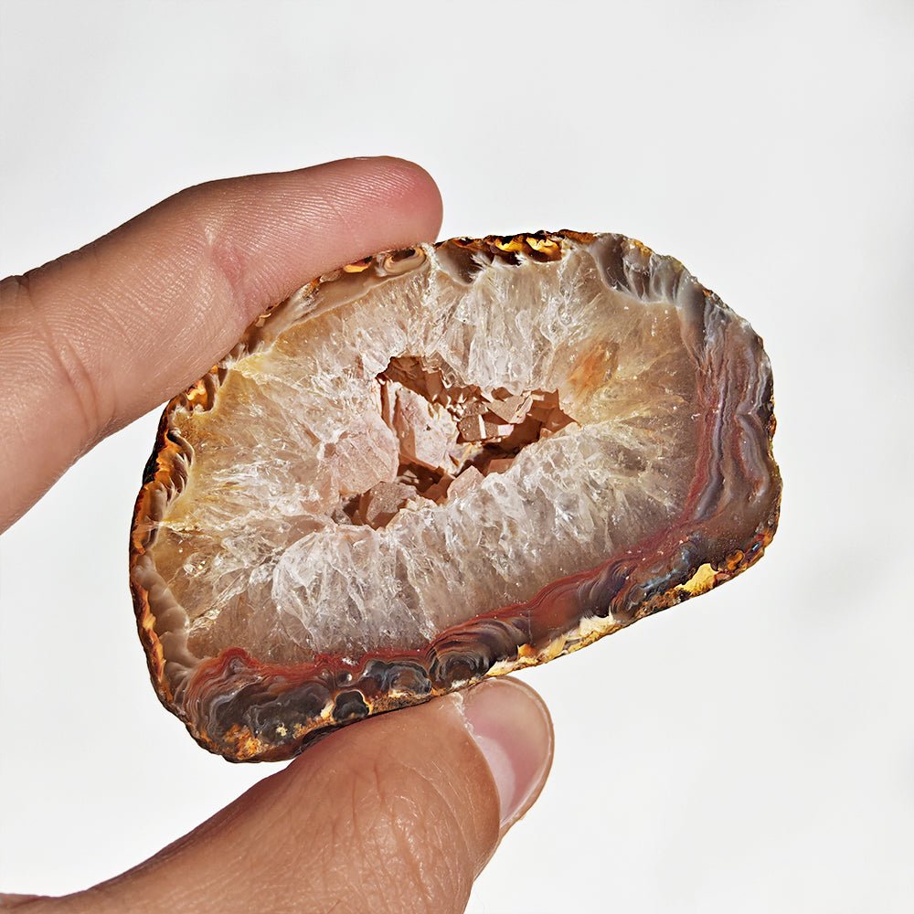 Geodino de Ágata y Cuarzo - Mystical Tienda