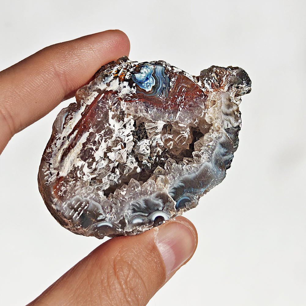 Geodino de Ágata y Cuarzo - Mystical Tienda