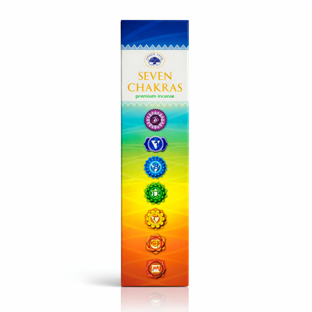 Incienso 7 Chakras de Green Tree - Caja de 7 Paquetes - Mystical Tienda