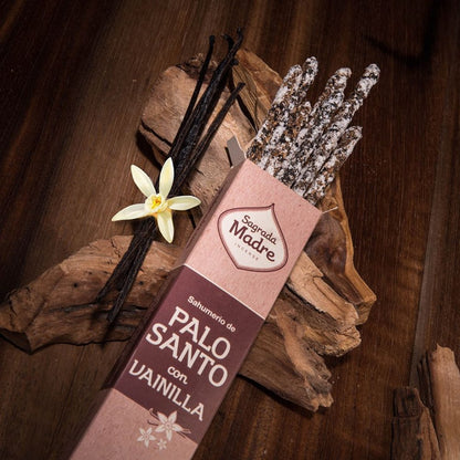 Incienso Palo Santo con Vainilla Sagrada Madre - Mystical Tienda