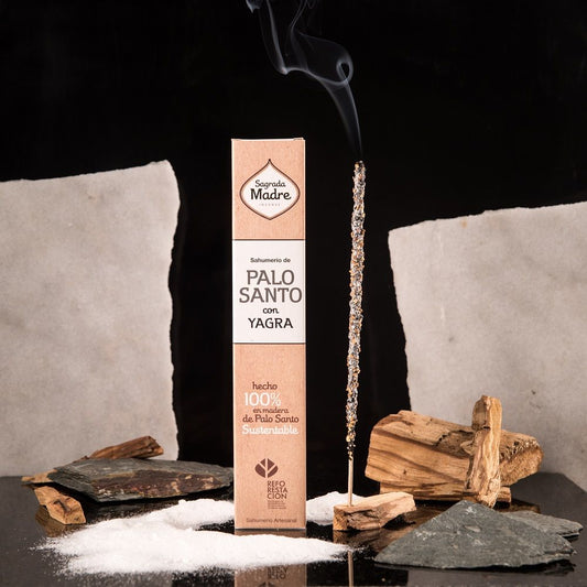 Incienso Palo Santo con Yagra Sagrada Madre - Mystical Tienda