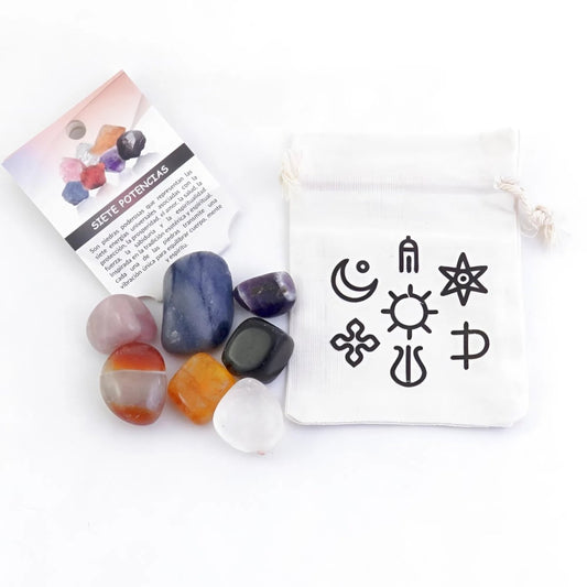Kit de minerales “Siete Potencias” - Mystical Tienda