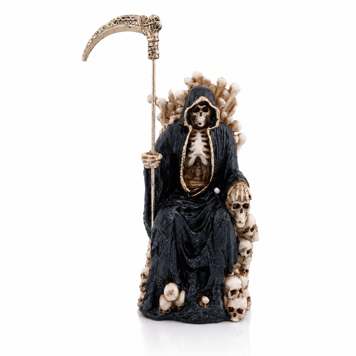 La Santa Muerte en su trono - Mystical Tienda